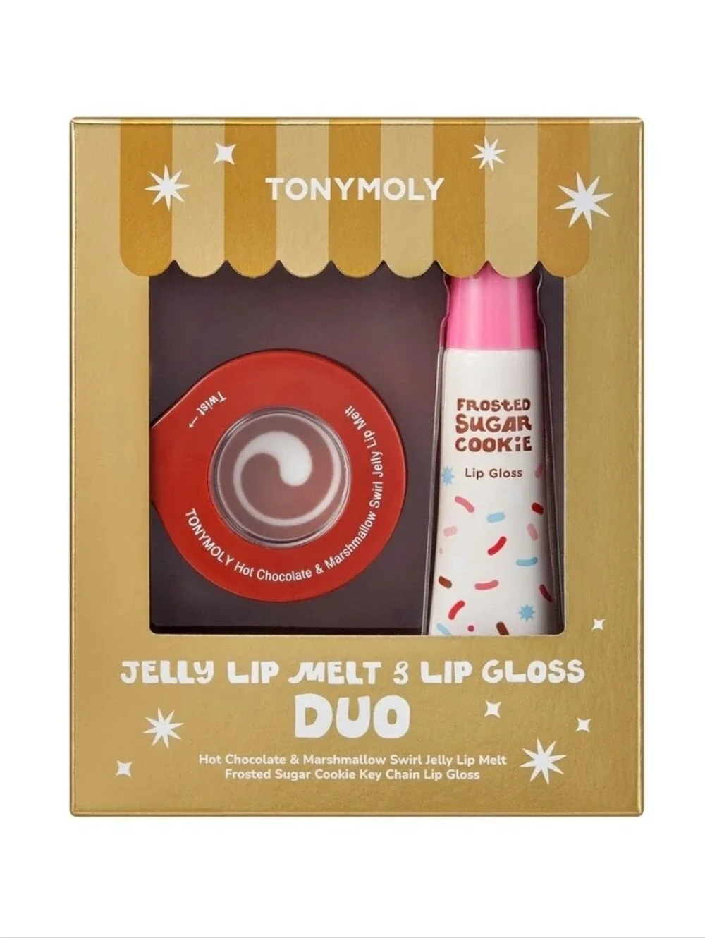 Tonymoly Jelly Lip Melt & Lip Gloss Duo: Hot Chocolate & Sugar Cookie